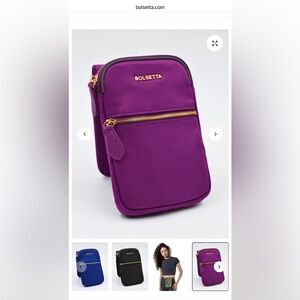 Bolsetta™ RFID Blocking Snap-On Magnetic Hip Pouch w/Zippered Pocket